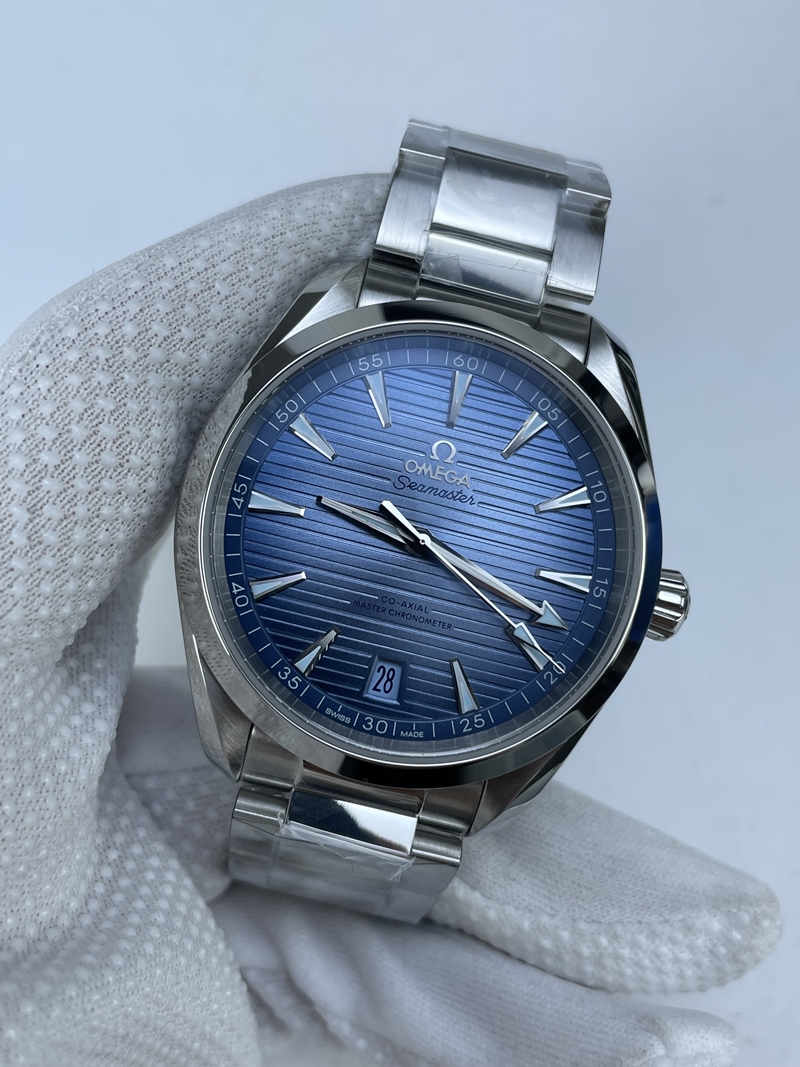 (준비완료/특급배송 )NO.2556/VS공장 오메가 아쿠아테라 블루 브레이슬릿