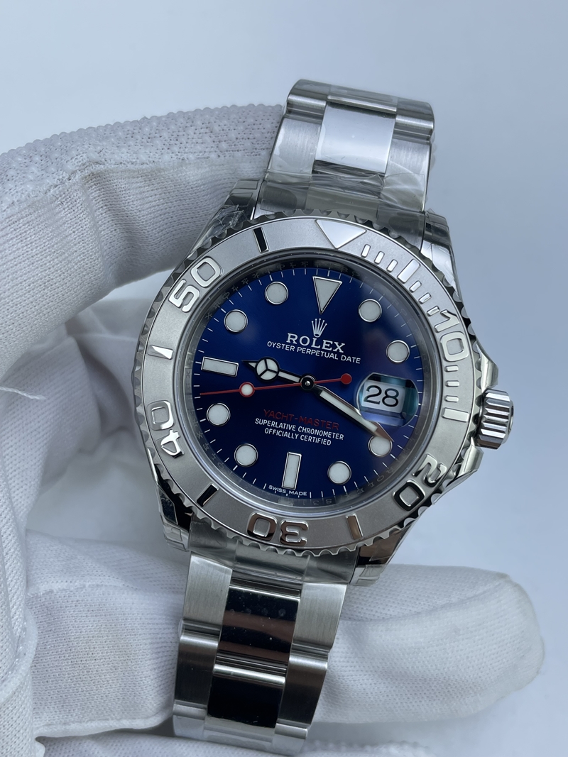 (준비완료/특급배송 할인판매)NO.2943/VS공장 요트마스터 블루 3135풀카피 클론무브